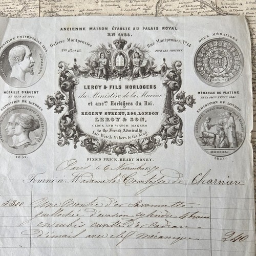 Facture 1857 leroy - 1857,