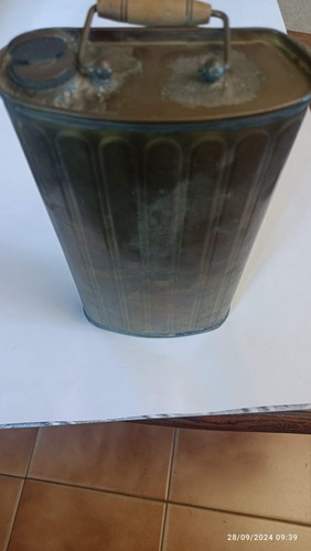 Ancienne bouillotte laiton - en,