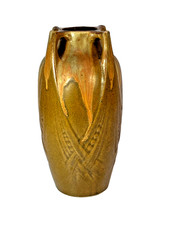 GRAND VASE EN GRÈS SIGNÉ DENBAC STYLE ART NOUVEAU XXème
