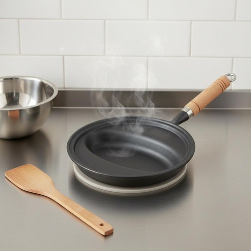 Poêle omelette fonte - à,