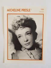 MICHELINE PRESLE  - CARTE