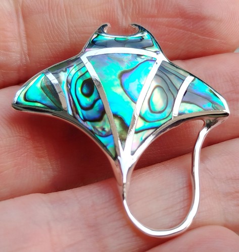 37g pendentif raie - raie, manta
