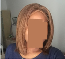 Full lace wig Yaki 100% Remy Hair - 4/6 customisée - Neuve Tulle non coupé