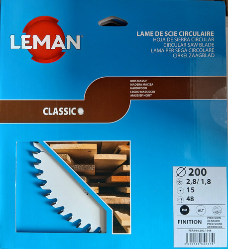 Lame carbure 200 dents - 200, mm