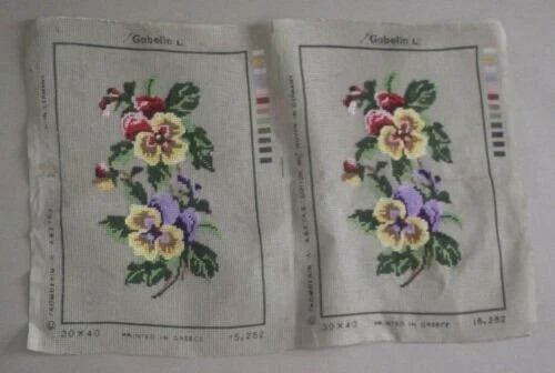 Gobelin fleurs double - gobelin,