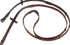 Stubben Webbed Horse Reins Redwood Cob/Full, Open Box