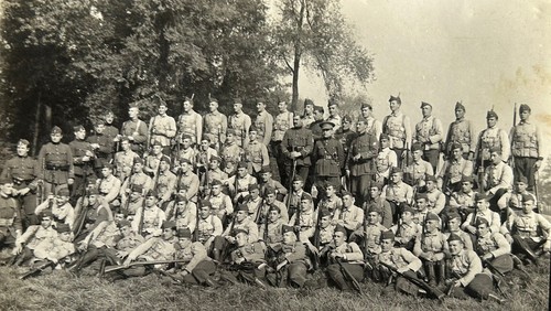 Photo soldat belge bonnet - photo,