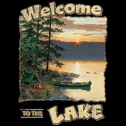 Welcome the lake shirt - lake, t