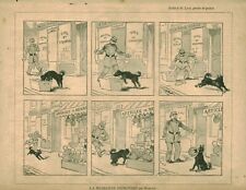 1892 Mercier Improvised Muzzle Engraving Antique Document from Magazine