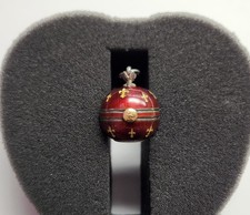 Vintage Ernest Borel Red Enameled Pendant Watch