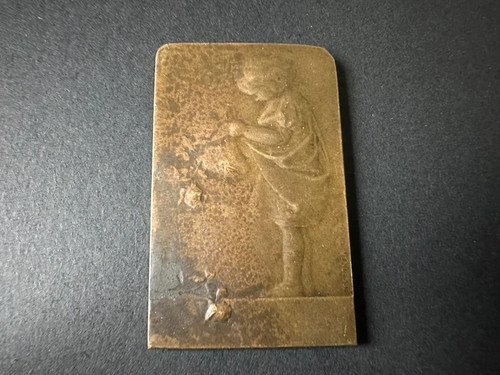 Médaille plaque cuivre - médaille, en