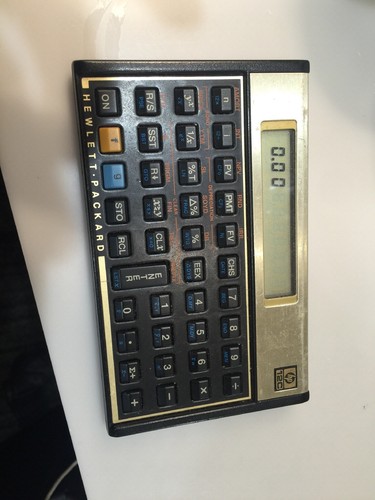 12c financial calculator - hp,