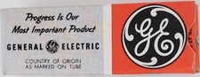 Tube 6AN4 GE NOS NIB neuf 1 pièce en boîte
