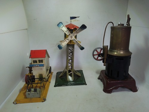 Ancien jouet vapeur moulin a - vapeur,