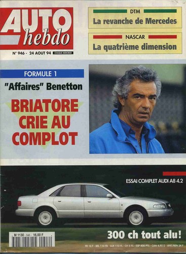 Auto hebdo 946 08 - auto, 24/08/1994