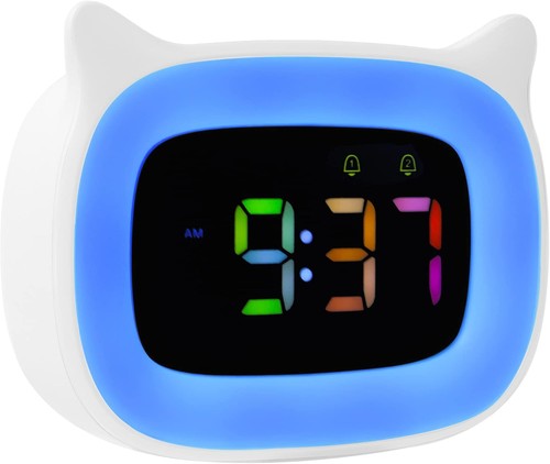 Réveil enfant lumineux rgb - réveil,
