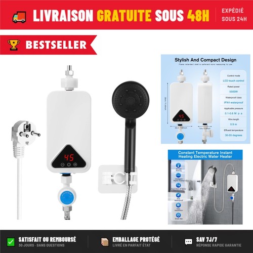Chauffe eau instantané - instantané, 5500w