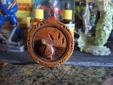 Vintage Old Antique Aquarium Terrarium Beautiful Carved Snapping Turtle Brooch