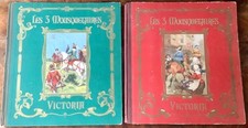 ALBUMS CHROMOS VICTORIA : LES TROIS MOUSQUETAIRES 2 VOLUMES