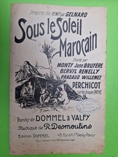 14/ PARTITION PAROLE & CHANSON - Sous le soleil Marocain - vers 1920