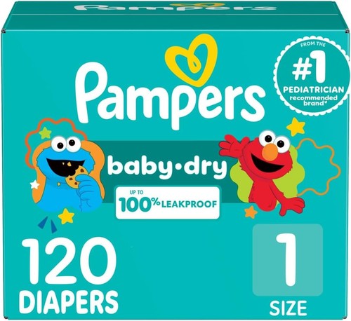 Pampers baby dry - pampers, diapers