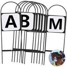 8Pcs Dressage Letters Arena Markers,Metal Dressage Arena Letters Dressage