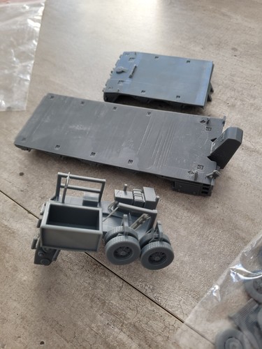 Kit maquette remorque porte - kit,
