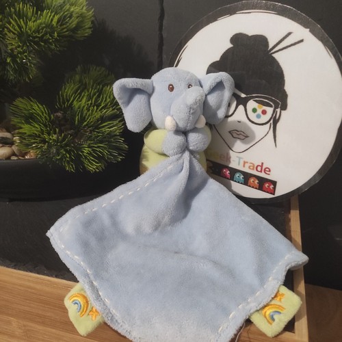 Doudou elephant mouchoir - elephant, toodo