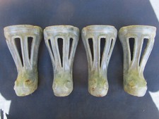 4 pieds fonte émaillée poêle à bois meuble hauteur 16,5 cm