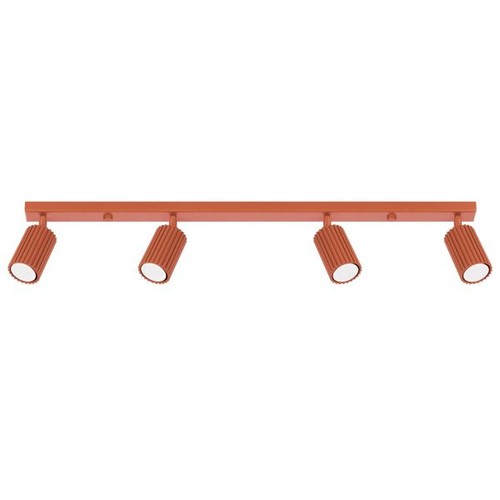 Plafonnier aluminium ocre - plafonnier,