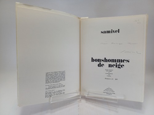 Samivel bonshommes neige - samivel., de