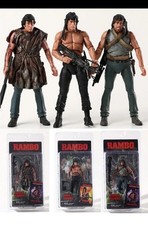 Figurines JOHN RAMBO (Lots 3 modèles) NECA film Cinéma Sylvester Stallone movie