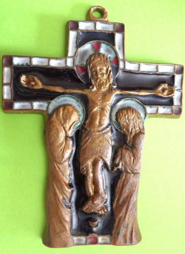 Croix bronze emaux - en,