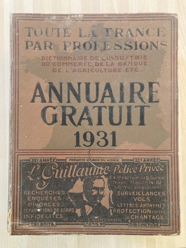 Annuaire gratuit 1931 - annuaire,