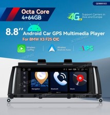 XTRONS QDB80X3CI Autoradio GPS BMW X3 F25 CIC Android 14 WiFi 4G CARPLAY AUTO