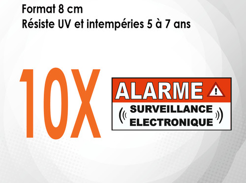 Autocollants panneau - (8cm),