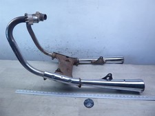 1979 Honda CM400 E Twin H13238) exhaust headers mufflers pipes assembly
