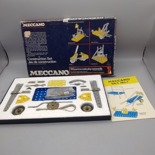 Vintage meccano set - meccano, no.1