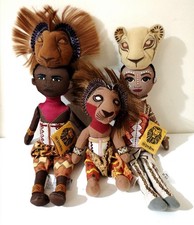 Disney The Lion King Soft Toy The Broadway Musical & Nala, Simba Linen Dolls