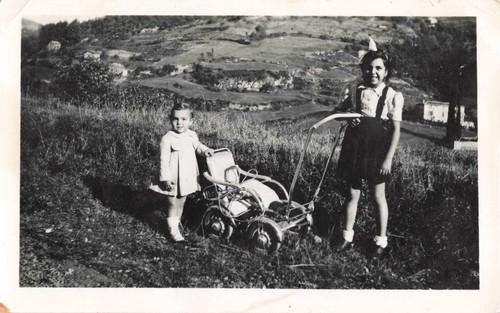 Old photograph duo children - old,