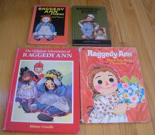 Lot vintage raggedy ann - 4, &