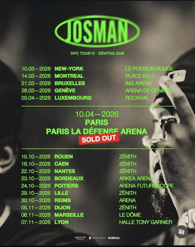 Billet concert josman - de,