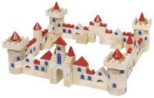 Jeu de construction en bois  - Château Fort