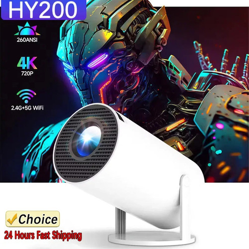Projecteur portable hy200 - portable, 4k