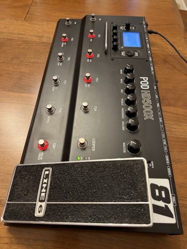 Line pod hd500x black guitar - pod,