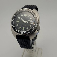 Black Divers WILLARD Watch NH35 SEIKO TMI Auto Movt 200mWR Black Waffle And NATO