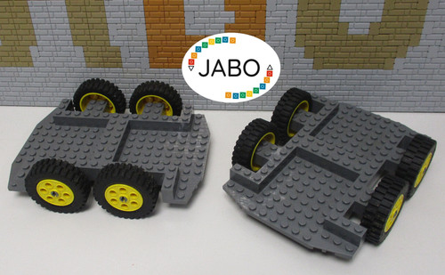 Lego châssis gris - 2x,