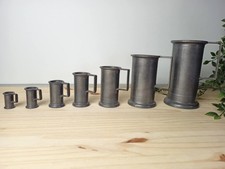 7 Doseurs Anciens En Etain