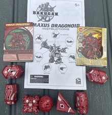 Bakugan Battle Brawlers Maxus Dragonoid 7-in-1 W/ CARDS & Instruction Manual