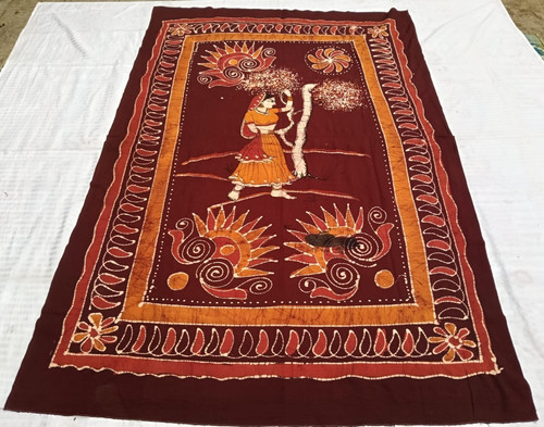 Femme indienne couvre lit - femme,
